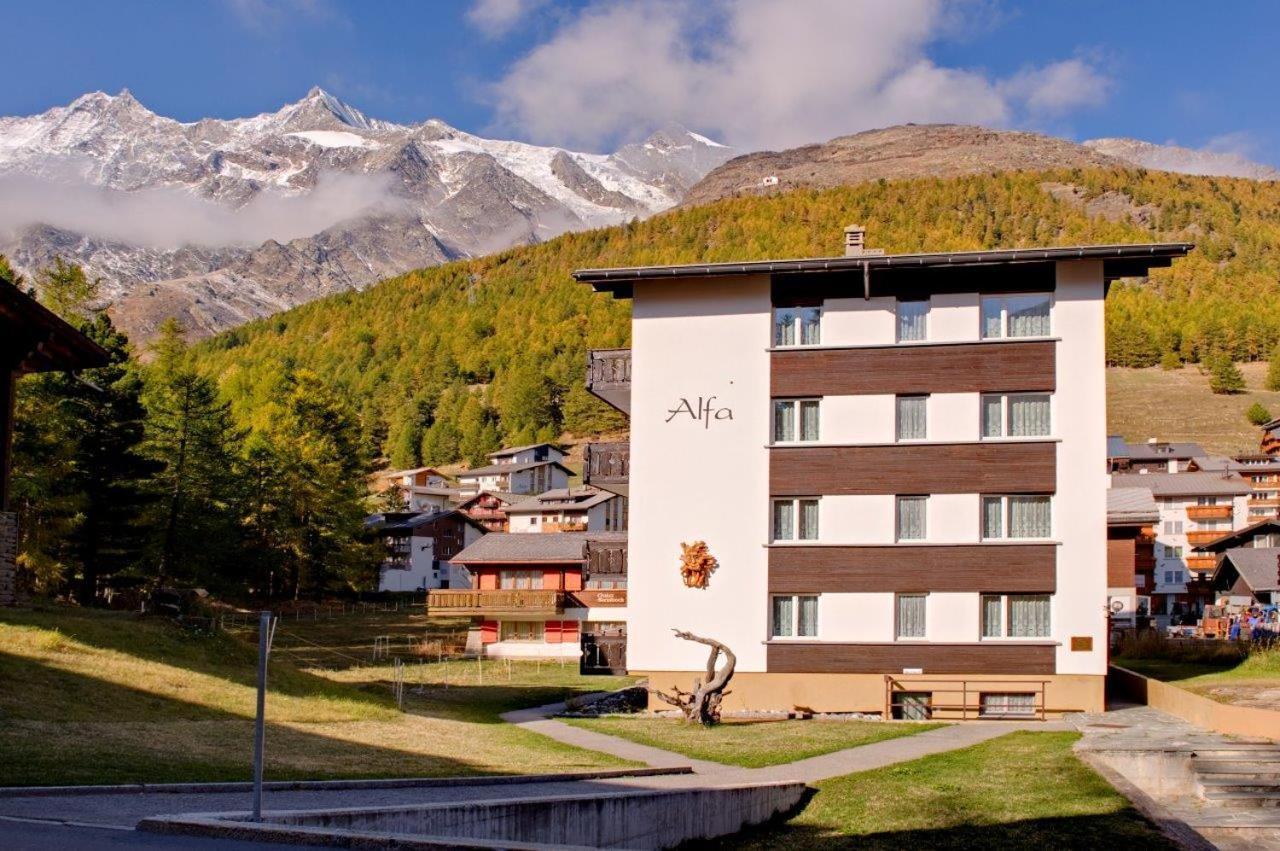 Haus Alfa Studios Saas-Fee Exterior foto